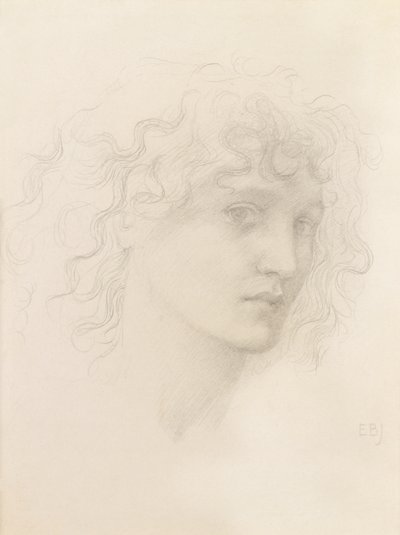Head of May Morris by Edward Burne Jones