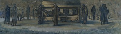 King Arthur at Avalon, c.1890 by Edward Coley Burne Jones