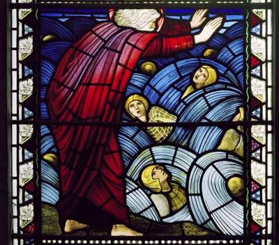 Kirkcaldy Old Kirk, Morris & Co., Edward Burne-Jones, The Passage Of The Red Sea by Edward Burne Jones