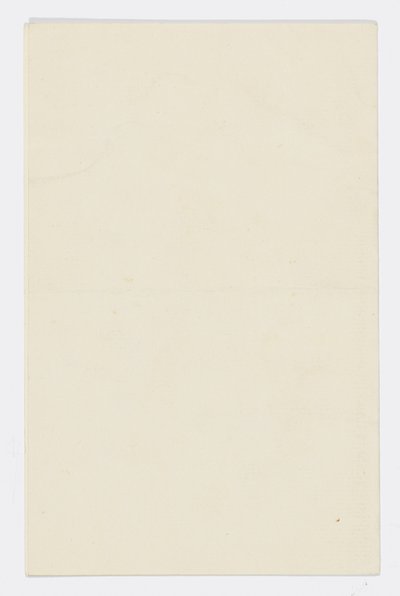 Letter to the artist
