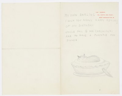 Letter to the artist
