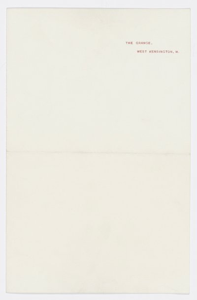Letter to the artist