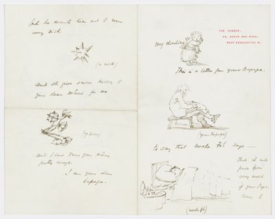 Letter to Angela Thirkell by Edward Burne Jones