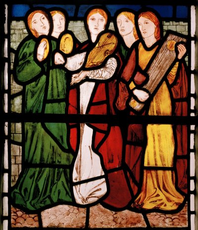 Maiden Musicians (from the Song Of Solomon) by Edward Burne Jones