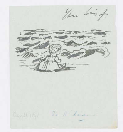 Seaside, Letter to Angela Thirkell, August 31 by Edward Burne Jones
