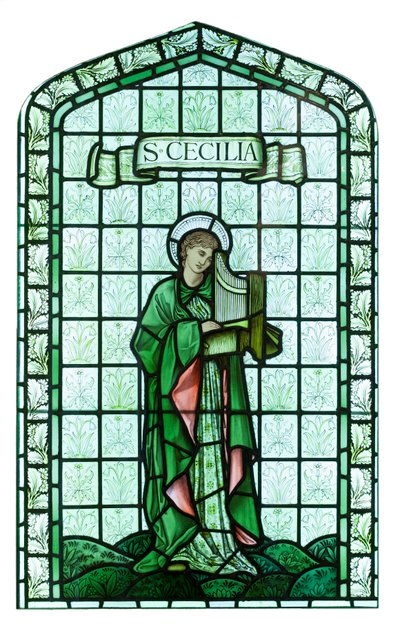 Saint Cecilia (c.1897) by Edward Coley Burne Jones