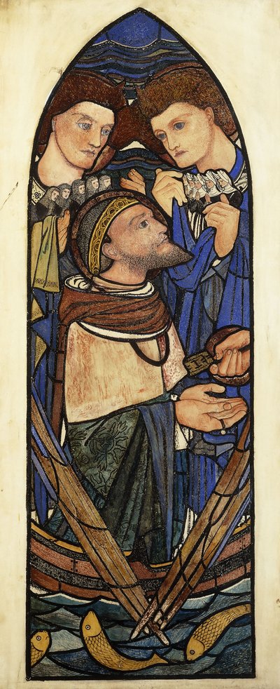 St. Peter Sinking in the Sea of Tiberias by Edward Burne Jones