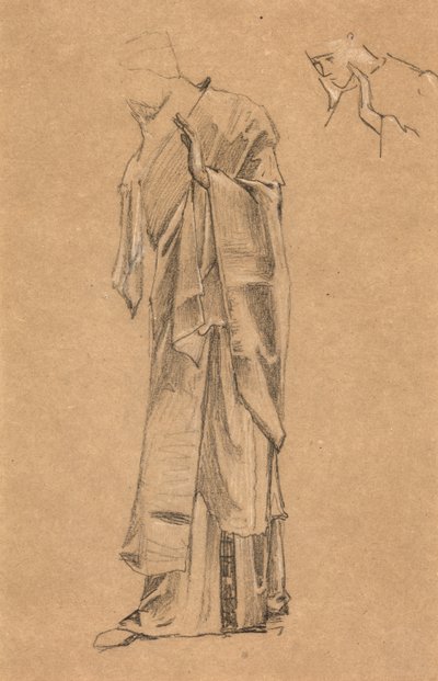 Study associated with "The Dream of Lancelot" by Edward Burne Jones