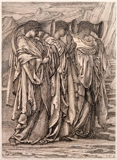 Study for The Challenge in the Wilderness by Edward Burne Jones