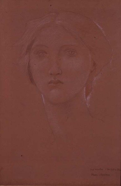 Study of Margaret Burne-Jones for 