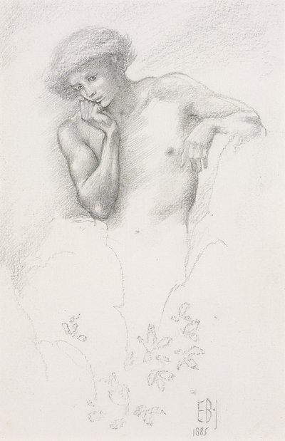 Study of a Hill Fairy for Arthur in Avalon by Edward Burne Jones