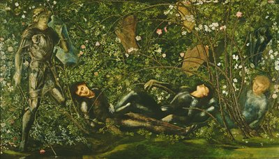 The Knights and the Briar Rose, 1869 by Edward Burne Jones