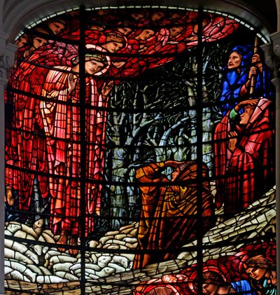 The Nativity and Annunciation to the Shepherds by Edward Burne Jones