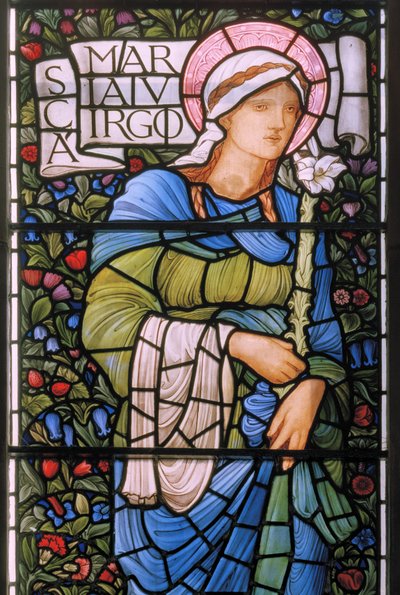 The Virgin Mary, East Window by Edward Burne Jones