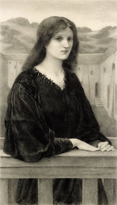 Vespertina Quies, engraved by Emile Boilvin, pub. by Arthur Tooth & Sons, 1897 by Edward Coley after Burne Jones