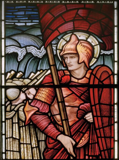 Joshua (detail) by Edward Coley and Dearle Burne Jones