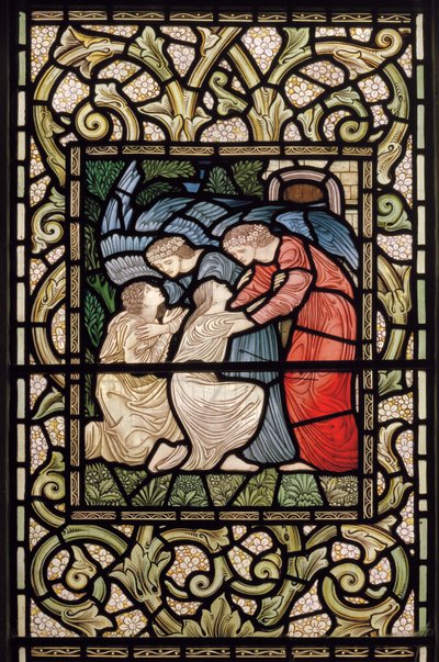 Reception into Paradise by Edward Coley and Dearle Burne Jones