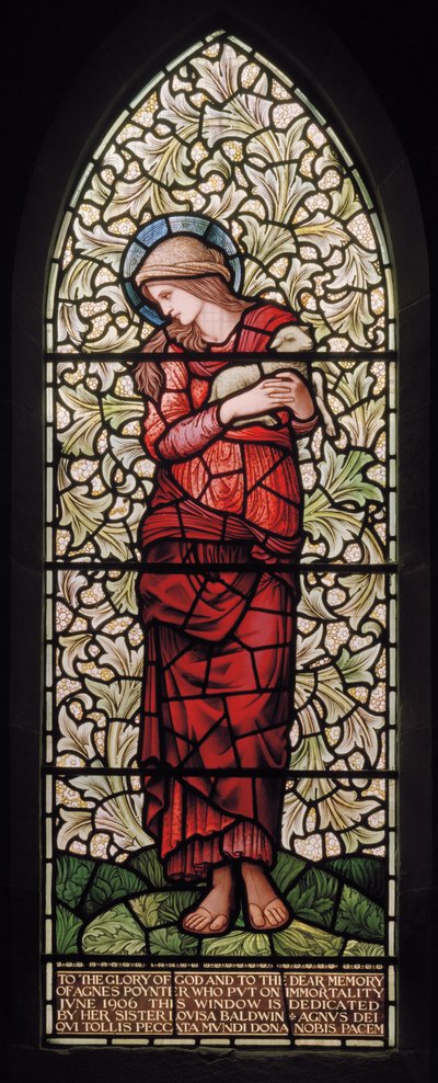 St. Agnes by Edward Coley and Dearle Burne Jones