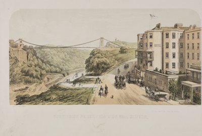 Suspension Bridge, from Sion Hill, Clifton, c.1875 by Edward Colston Lavars
