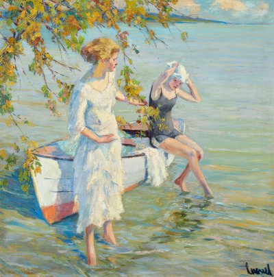 At the Bathing Place by Edward Cucuel