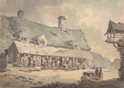 Corwen Marketplace, North Wales by Edward Dayes