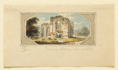 Furness Abbey, Lancashire by Edward Dayes