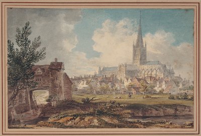 Norwich Cathedral from the South-East by Edward Dayes