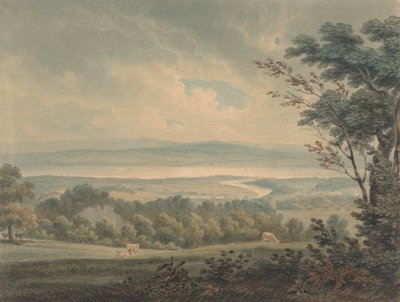The Meeting of the Rivers Severn and Wye, near Chepstow by Edward Dayes