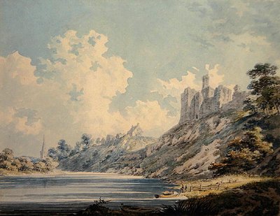 Warkworth Castle by Edward Dayes