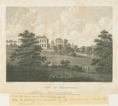 Wolstanton - View of Smith-Field by Edward Dayes