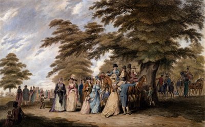 An Airing in Hyde Park, 1796 by Edward Days