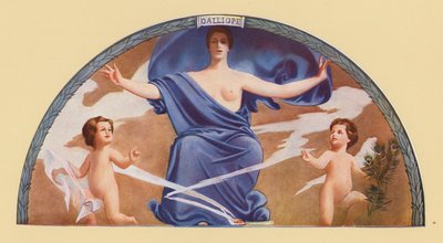Calliope, Muse of Epic Poetry and Eloquence by Edward Emerson Simmons