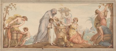 Allegory for Fall by Edward Francis Burney