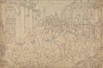 Gross Study for St. Paul at Ephesus by Edward Francis Burney