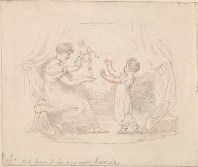 Illustration for The New Doll: Let Me Have It in My Own Hands by Edward Francis Burney