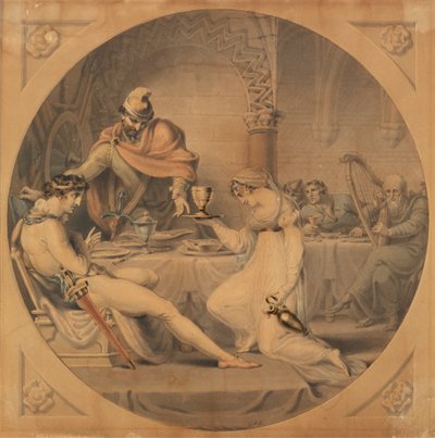 MacBeth: The Banquet Scene - MacBeth, Act II, Scene IV by Edward Francis Burney