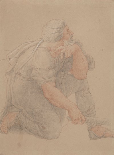 Study for the Magus by Edward Francis Burney