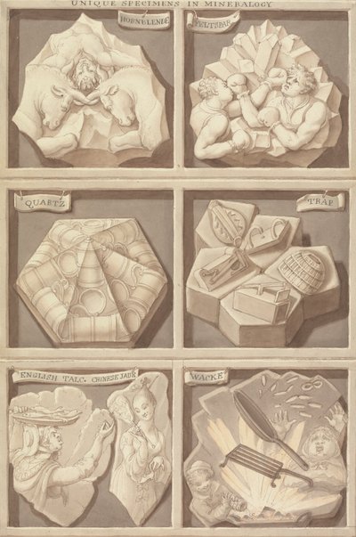 Unique Specimens of Mineralogy by Edward Francis Burney