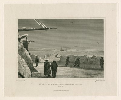 Situation of HM Ships Fury and Hecla, at Igloolik by Edward Francis Finden