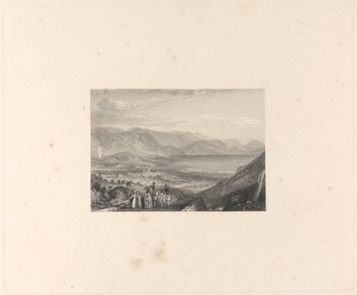 The Dead Sea, Jericho and the Mouth of the Jordan by Edward Francis Finden