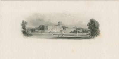 Trentham Hall by Edward Francis Finden