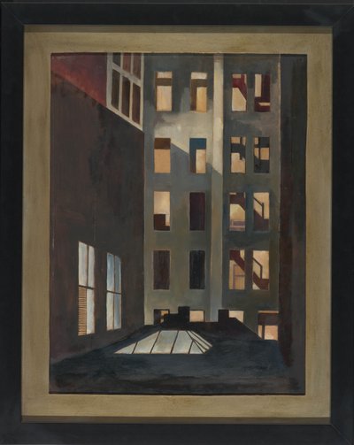 Rooftops, New York City, c.1916 by Edward Franklin Fisk
