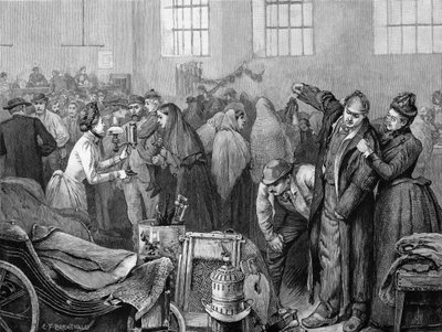 A Jumble Sale by Edward Frederick Brewtnall