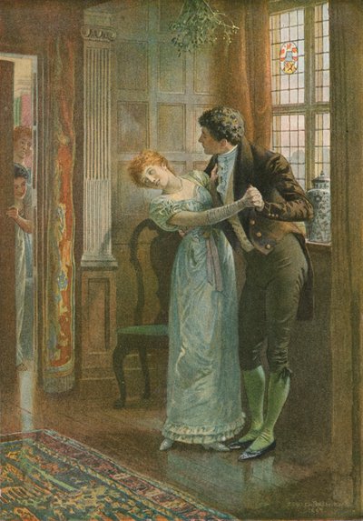 Under the Mistletoe by Edward Frederick Brewtnall