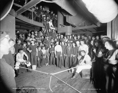 U.S.S. Oregon, waiting for the gong by Edward H. Hart