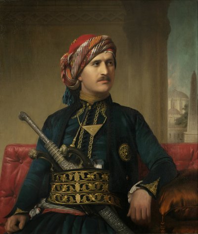 Armenian in Old Style of Turkish Costume by Edward Hartley Mooney
