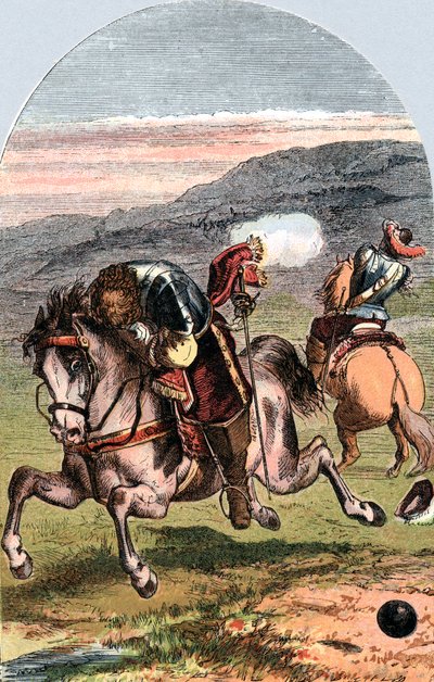Death of Henri, Vicomte de Turenne, French Soldier by Edward Henry Corbould