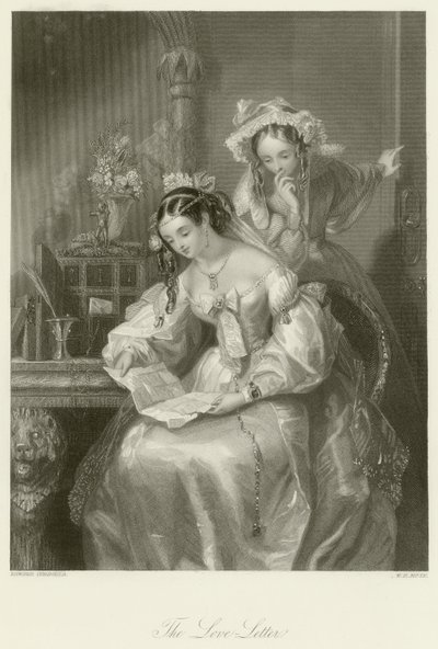 The Love Letter by Edward Henry Corbould