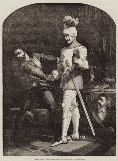 Scene from Il Don Giovanni by Edward Henry Wehnert