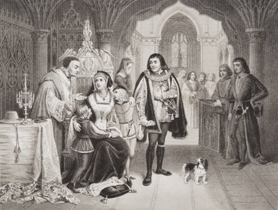The sons of Edward IV parted from their mother by Richard Duke of Gloucester, 16th June 1483, from 